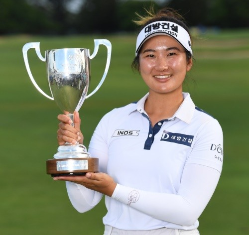 호주교포 오수현이 호주 여자 LPGA챔피언십에서 우승했다.