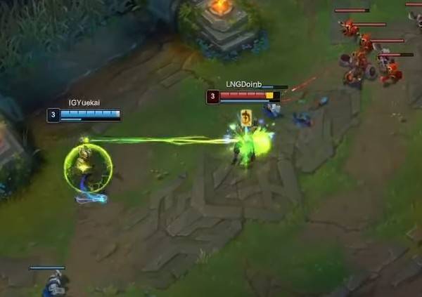 사진=LPL(영문) 공식 유튜브 채널, 웨카이의 '죽음의 광선'