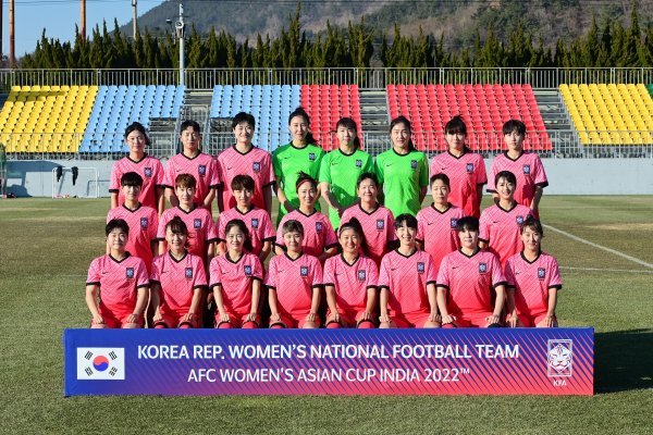 한국여자축구대표팀. 사진제공ㅣ대한축구협회