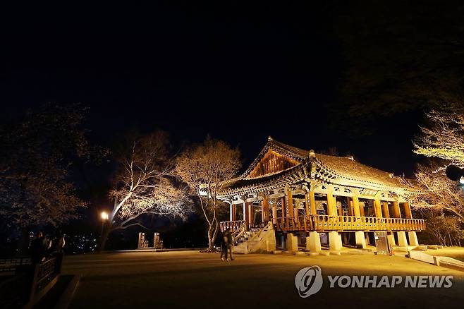 전주 한옥마을 밤 풍경 [연합뉴스 자료사진]