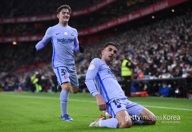 데뷔골을 터트린 바르셀로나 공격수 페란 토레스. Getty Images 코리아