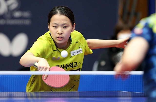 이다은(문산수억고). (사진=대한탁구협회 제공) *재판매 및 DB 금지