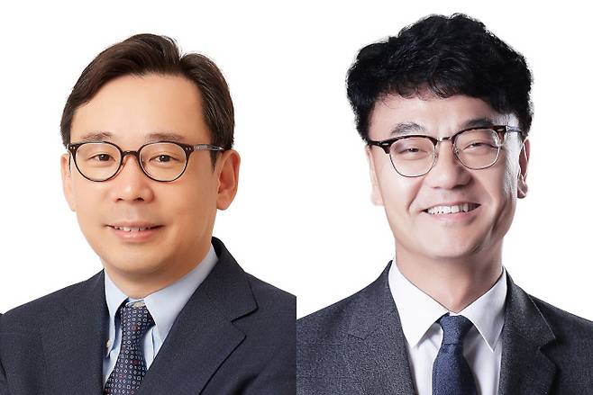 제15회 아산의학상 수상자 신의철, 이정민 교수(왼쪽부터). 아산재단 제공