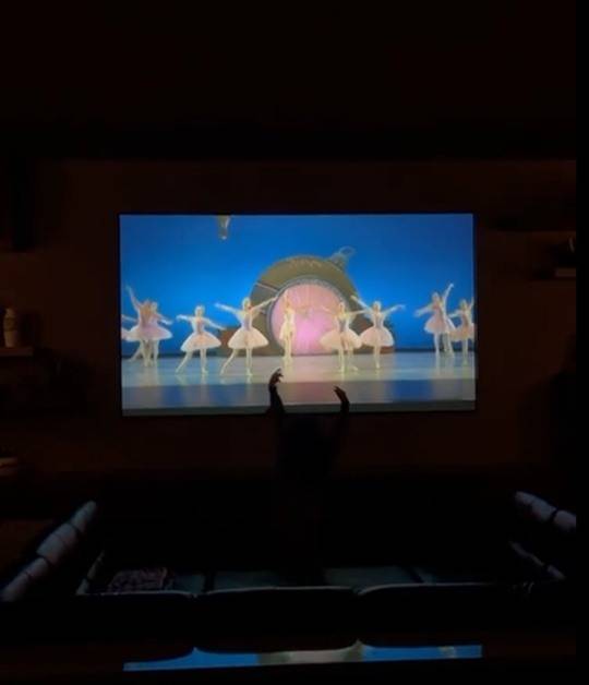 [서울=뉴시스] 발레공연 영상 2020.12.29. (사진= 하원미 인스타그램 제공) photo@newsis.com *재판매 및 DB 금지 *재판매 및 DB 금지