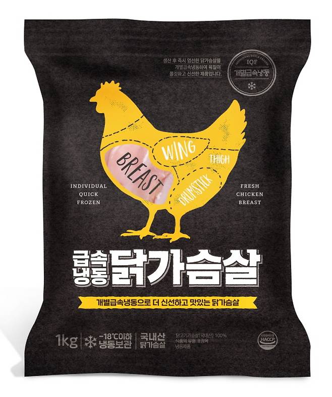 이마트24가 선보인 1kg 급속냉동 닭가슴살 [이마트24]