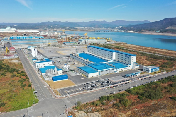 POSCO Chemical"s cathode Material Gwangyang Plant. [Photo by POSCO Chemical Co.]