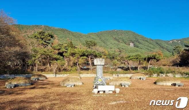 경남 창원시 마산합포구 진전면에 있는 8의사 묘역 전경.(창원시 제공)© 뉴스1
