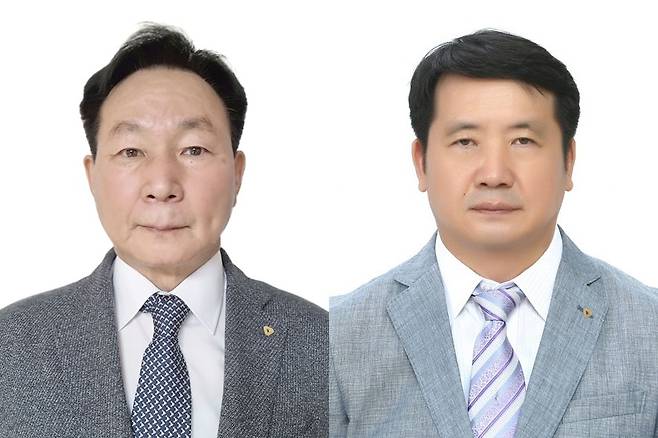 조진환(왼쪽)·정철현 태광산업 각자 대표 내정자(태광산업 제공)© 뉴스1