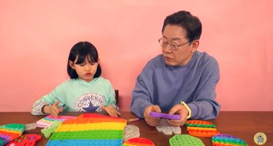 이재명 더불어민주당 대선 후보. [유튜브 채널 '라임튜브' 캡처]