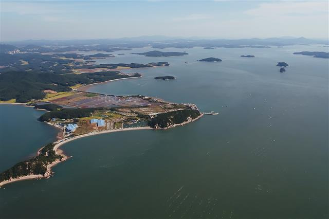 세계 5대 갯벌로 꼽히는 가로림만 전경. 서산시 제공