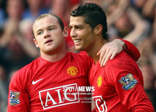 ▲ 웨인 루니와 크리스티아누 호날두의 맨체스터 유나이티드 시절.