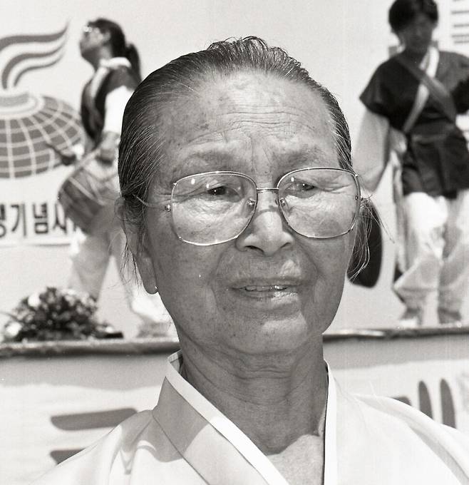 제주해녀항쟁 주역 가운데 한 명인 고 김옥련 지사. <한라일보> 제공
