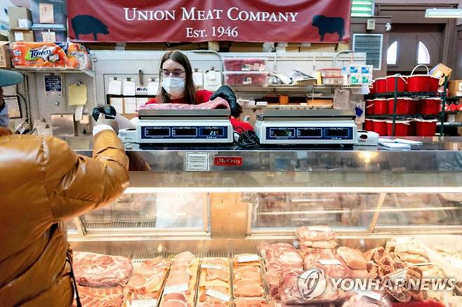 미국 워싱턴DC의 정육점 [AFP 연합뉴스 자료사진]