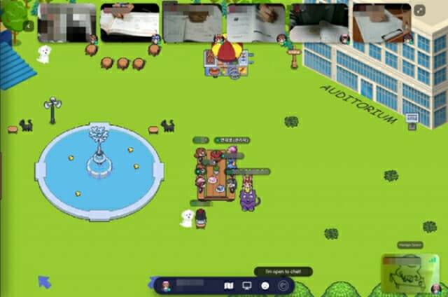 학생들은 꺄루타운 공부방에 옹기종기 모여 공부한다. 모르는 문제를 해결하거나 대학 입시 상담을 하기도 한다. (사진=꺄루타운 제공)