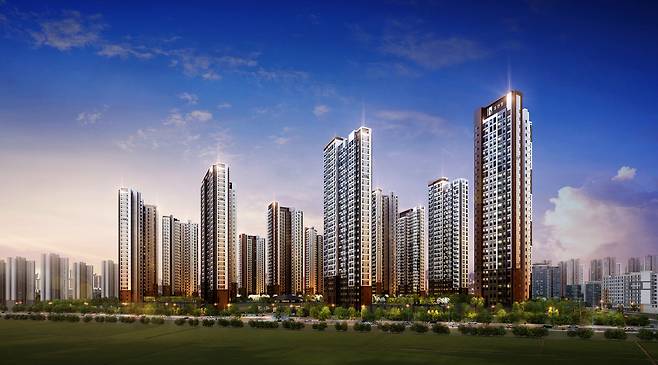 평택 화양 휴먼빌 퍼스트시티 야경 투시도© 뉴스1