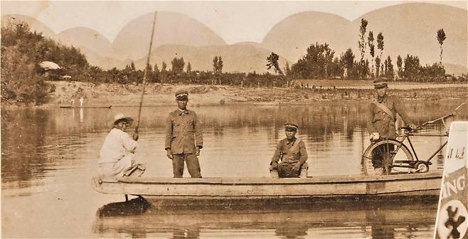 칠암나루를 건너며(1936년) [경상국립대 제공. 재판매 및 DB 금지]