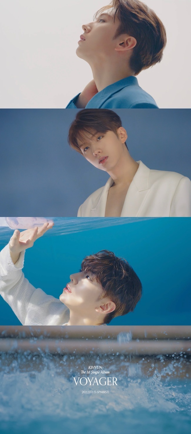 Group Monsta X (MONSTA X) Wait boasted a unique vibe of visuals.On February 24 at 0:00, the Voyager version concept film of Waits first single VOYAGER (Voyager) was released through the Monsta X official SNS channel.In the video, Wait is taking a relaxed pose with a neat white and blue suit alternately.Especially, the solid muscles that are made up of bold styling exercises that are only jackets without wearing inner attract attention.Then, through the dreamy scenes that seemed to be submerged in the water, it revealed mysterious and neat charm.As such, Wait puts down the intense concept of Monsta X for a while, shows off his delicate and sharp image, and renews visual Leeds, raising the curiosity for VOYAGER.This concept film expresses the traveler Wait as the title name.The beginning and starting point of the trip, and the blue stream appearing in the film symbolizes the travel route and the water symbolizes the continuity of the trip, suggesting a full-scale trip with Wait with VOYAGER.The album, which Wait will debut with solo, and the title song VOYAGER of the same name, combine the rocking band sound with his cool vocals.It was born as a pop number with addictive bass and other sound.As musically as the water-up visuals, there is great expectation for Waits VOYAGER, which will renew Leeds.
