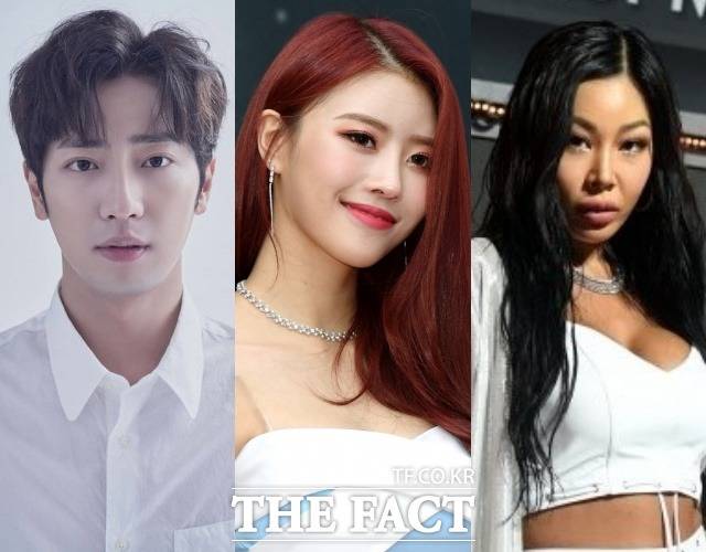 배우 이상엽과 가수 이미주, 제시가 코로나19 확진 판정 소식을 전한 가운데, 세 사람이 출연 중인 '식스센스3' 첫 방송 일정이 연기됐다. /웅빈이엔에스 제공, 더팩트 DB