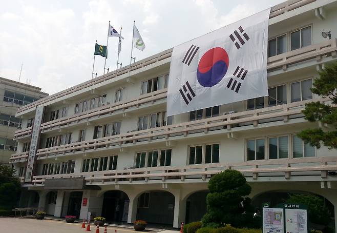 충북 청주시청 전경. 청주시 제공.