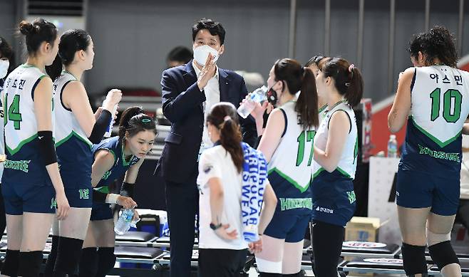 프로배구 여자부 현대건설. 한국배구연맹(KOVO)