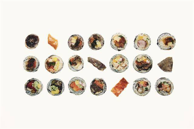다양한 종류의 김밥들. 한국일보 자료사진