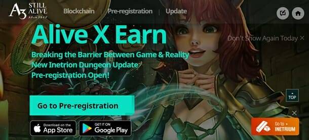 P2E A3: 스틸얼라이브글로벌 사전등록.