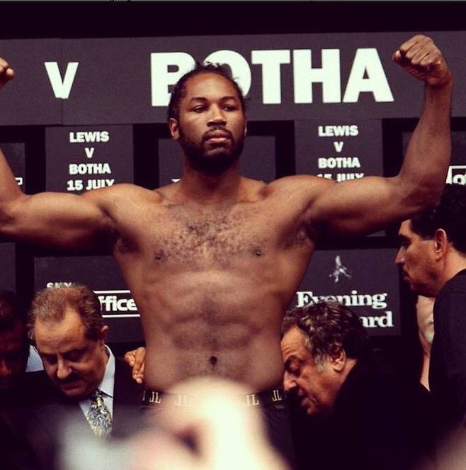 선수시절의 레녹스 루이스. /인스타그램