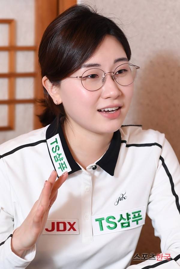 당구선수 이미래가 8일 경기도 분당구 서현동의 한 음식점에서 스포츠한국과 인터뷰를 하고 있다. 사진=이혜영 기자 lhy@hankooki.com