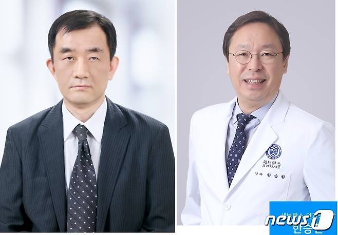 박도준 서울대병원 교수(왼쪽)와 한승한 세브란스 안과병원장(각 병원 홈페이지 캡처). © 뉴스1