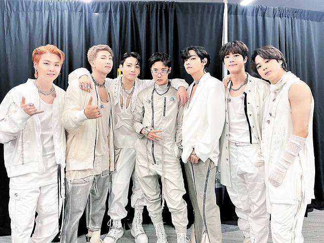 한국을 대표하는 케이팝 그룹 BTS. [사진 BTS 트위터]