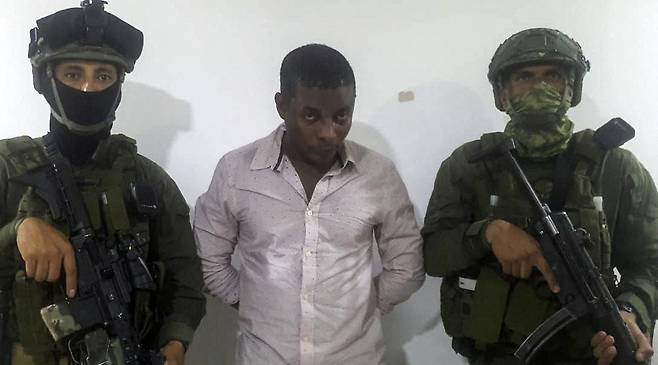 ‘마탐바’ 후안 카스트로는 지난해 5월 7일 콜롬비아 산탄데르에서 체포됐다. 그는 지난 18일 보고타 교도소에서 탈출했다.(사진=AFP 연합뉴스)
