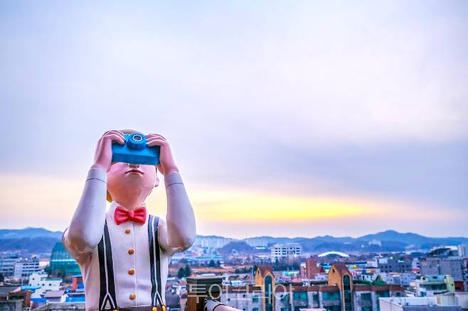 신세동 벽화마을 전망대