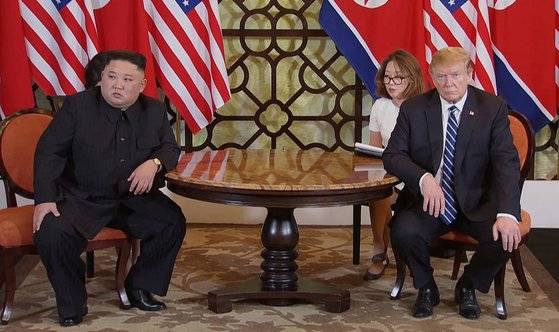 2019년 2월 베트남 하노이에서 개최한 북미 정상회담. 당시 회담은 결렬됐고, 2018년 시작된 한반도 평화 무드는 '하노이 노딜'로 마무리됐다. [연합뉴스]