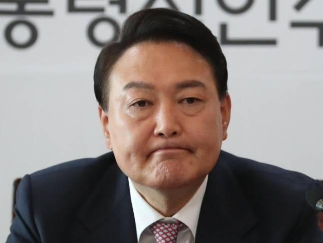 윤석열 대통령 당선인. 국회사진기자단