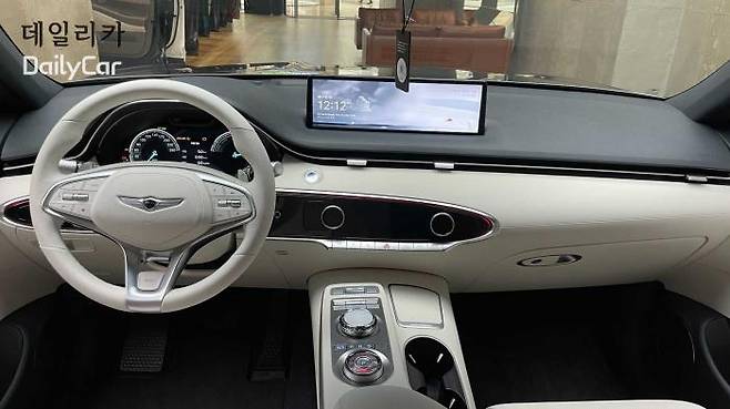 제네시스 GV70 전기차 실내