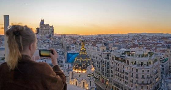 간소한 입국 절차 덕에 유럽을 선호하는 여행자가 많다. 사진은 스페인 마드리드. [중앙포토]