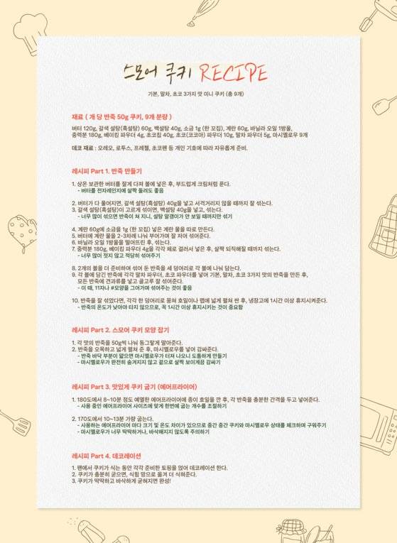 전문가 자문을 받아 완성한 스모어 쿠키 레시피. 사진 박선영