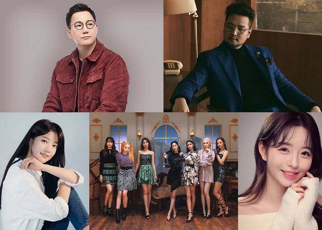 더 원, 김태우, 송은혜, 엘리스, 추화정(왼쪽 위부터 시계방향) 아이오케이 컴퍼니 제공