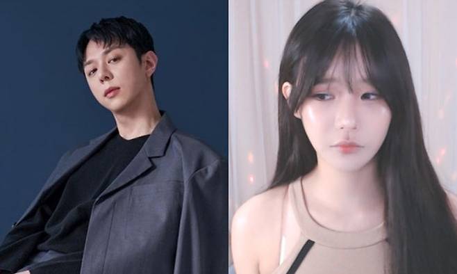 문준영(왼쪽)과 BJ하루(사진=인스타그램·유튜브)