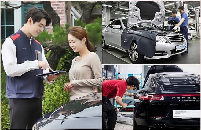 구입비를 아낄 수 있는 수입 중고차 [사진 출처 = 엔카닷컴, 벤츠, 포르쉐]