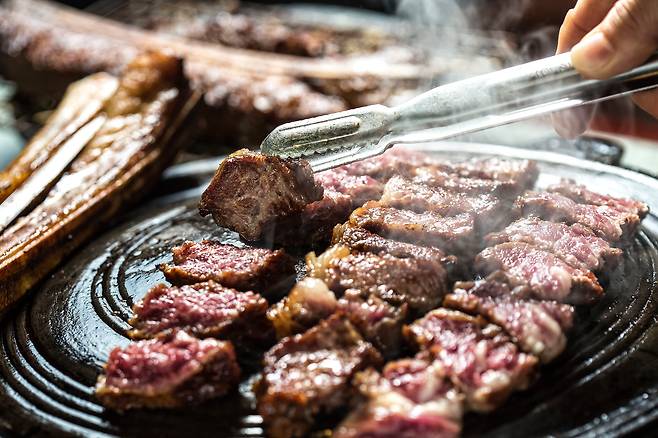 삼각지 고깃집 몽탄의 대표 메뉴 '우대 갈비'. /양수열 조선영상미디어 기자