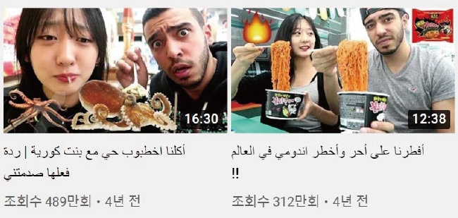 아랍인이 한국에 살면서 운영 중인 유튜브 채널 ‘Ibrahim Al-khatib(이브라힘 알카히브)’. [유튜브 캡처]