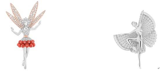 반클리프 아펠의 요정과 발레리나 브로치. [사진 반클리프 아펠]