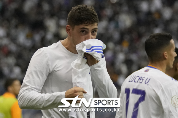 우루과이 대표팀이자 레알 마드리드 미드필더 페데리코 발베르데. 사진｜뉴시스/AP