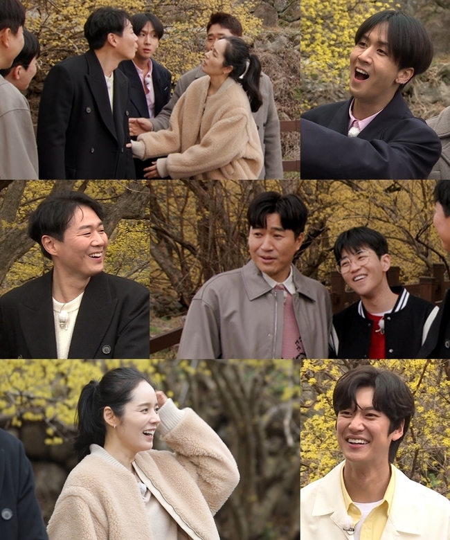 Han Ga-in is fully armed with a luscious charm.On KBS 2TV Season 4 for 1 Night 2 Days (hereinafter referred to as 1 night and 2 days), which will be broadcast on April 10, a sweet salvage spring trip with Tteam couple Yeon Jung-hoon and Han Ga-in will be drawn.On this day, Yeon Jung-hoon and Han Ga-in talk about the honeymoon life where honey drips and concentrate the attention of unmarried members.Han Ga-in recalls his charming honeymoon, saying, I did not speak straight at the beginning of marriage.When Han Ga-in, who is equipped with the ultimate charm, reenacts the tone of his honeymoon beyond the short sound of his tongue, the members who were surprised by the appearance of his strange sister-in-law are the back door that they could not shut up with real?Also, Yeon Jung-hoon can not hide his smile as he recalls the hide-and-seek Settai that Han Ga-in did every day on his way home.Han Ga-in, who surprised Yeon Jung-hoon with a charming Settai every day, had experience of being embarrassed by each other because he was found by his father-in-law, Yeon Kyu-jin.In her cute anecdote that encourages marriage, Ravi rolls her feet, saying, Its too hard today!