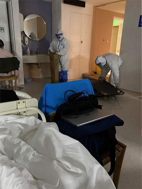 * 상하이 코로나19 치료 병원 (상하이 교민 제공)