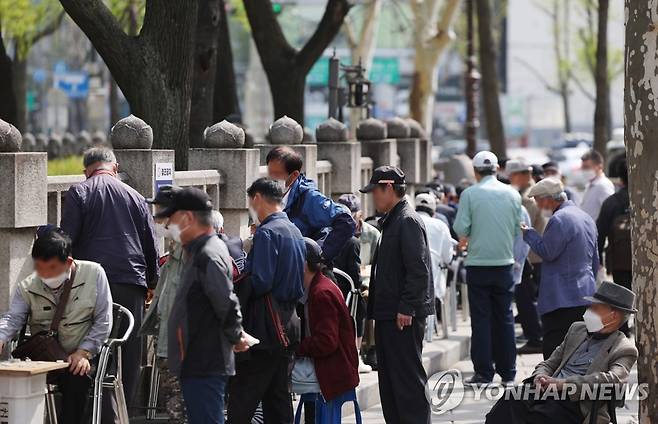 종로구 탑골공원 앞 [연합뉴스 자료 사진]