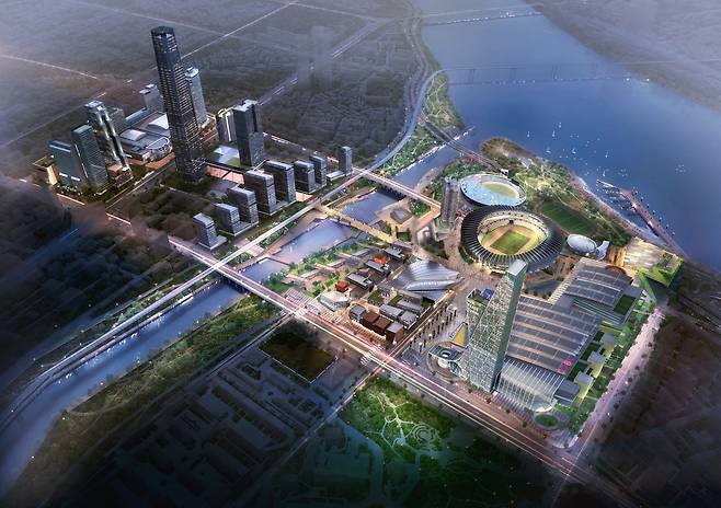 잠실 스포츠·마이스 복합공간 조감도.© 뉴스1