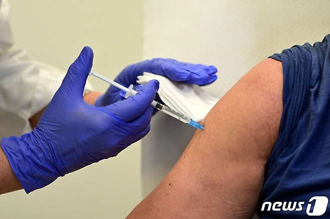 이탈리아의 코로나19 백신 접종 모습. © AFP=뉴스1 자료 사진