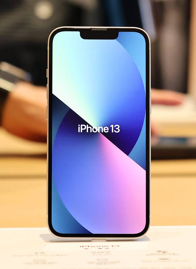 아이폰13 참고사진. 사진=박지호기자